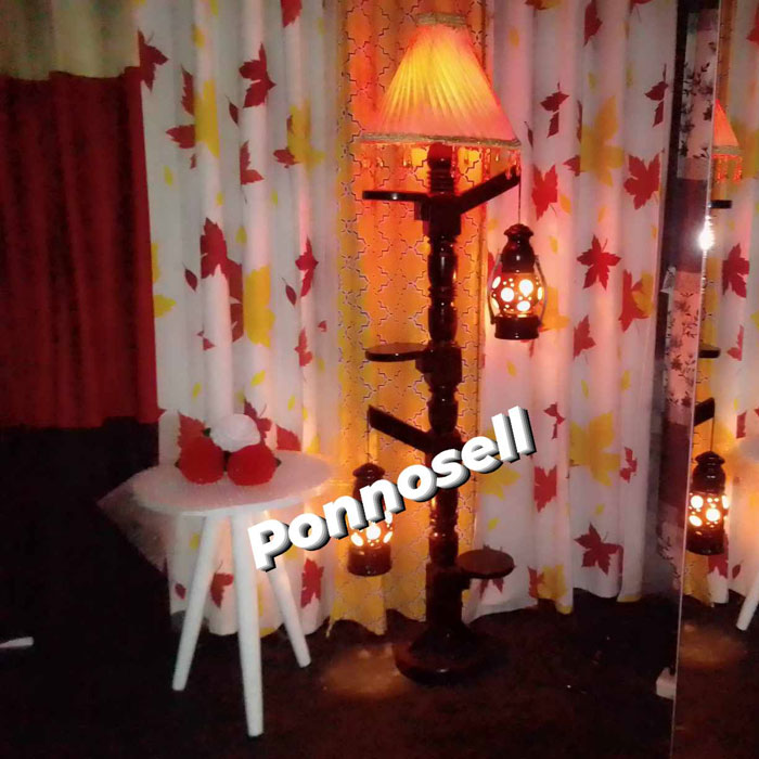 Hurricane stand Lamp with shed
