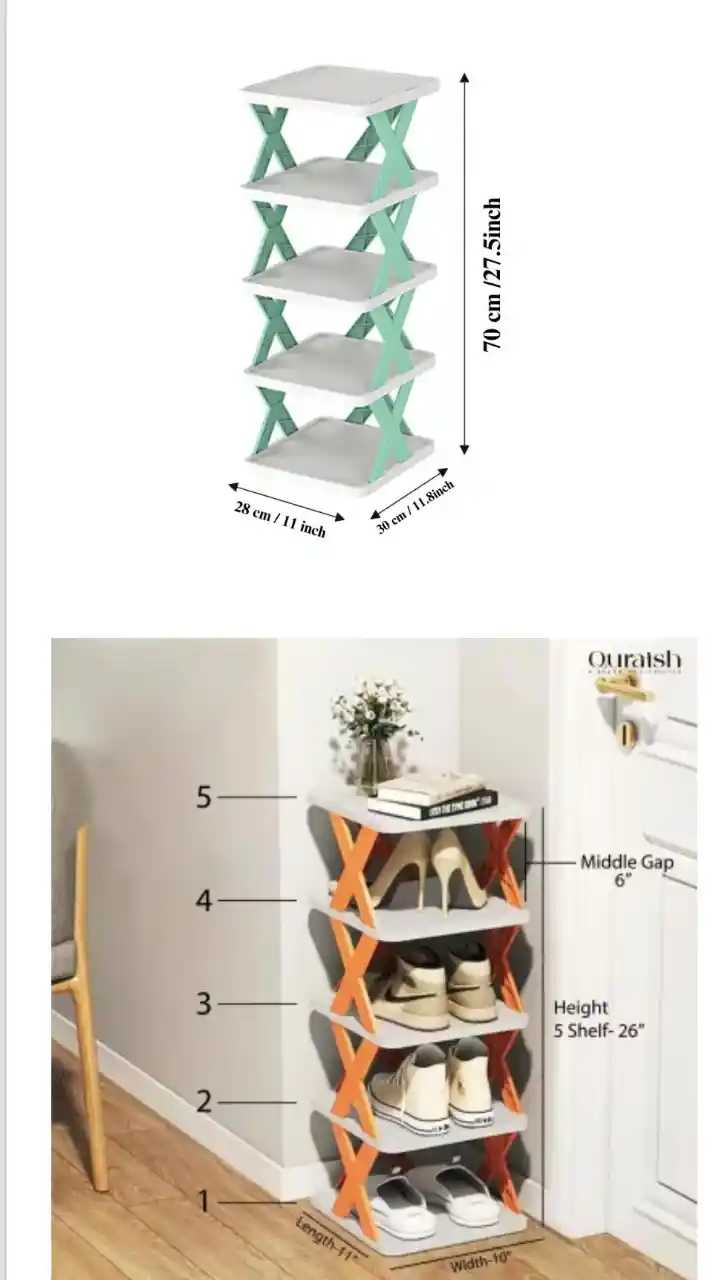 5 Layer shoe rack