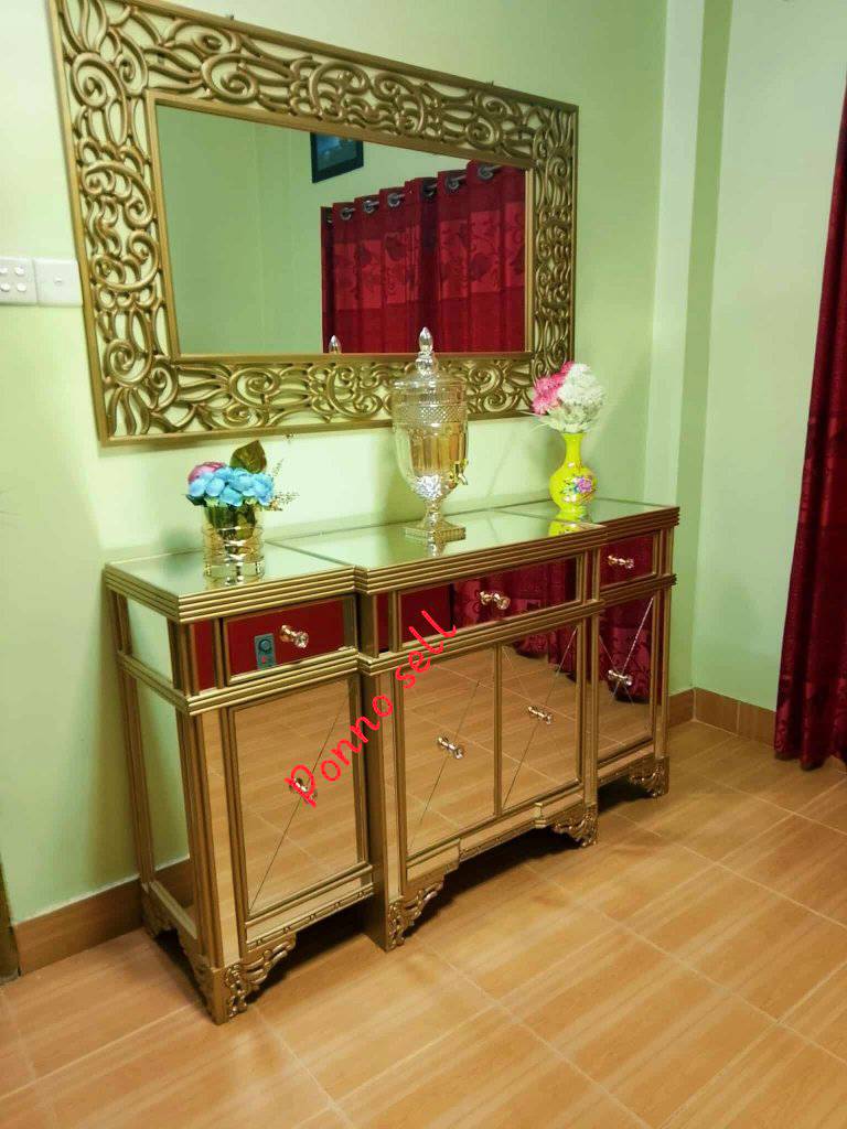 Cabinet Golden Color