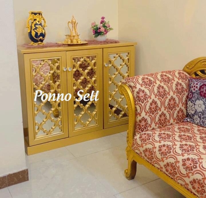 Cabinet Golden Color